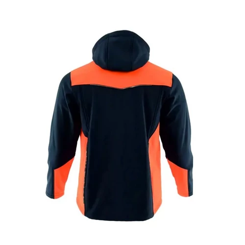 Kabát M Sara Comfort plus softshell szürke-narancs