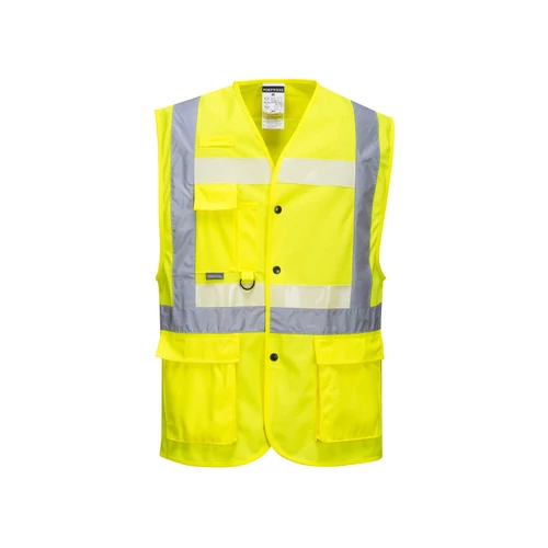 Jól Láthatósági Mellény 2XL Glowtex G476 vezetői sárga