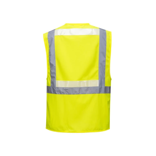 Jól Láthatósági Mellény 2XL Glowtex G476 vezetői sárga