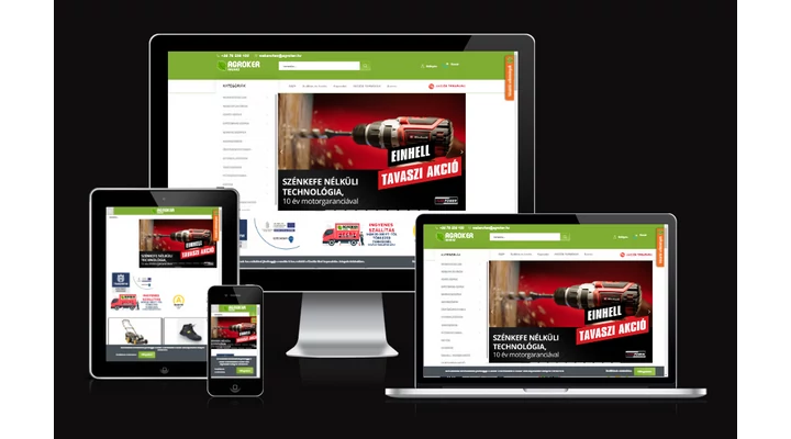Agroker Webshop előnyei
